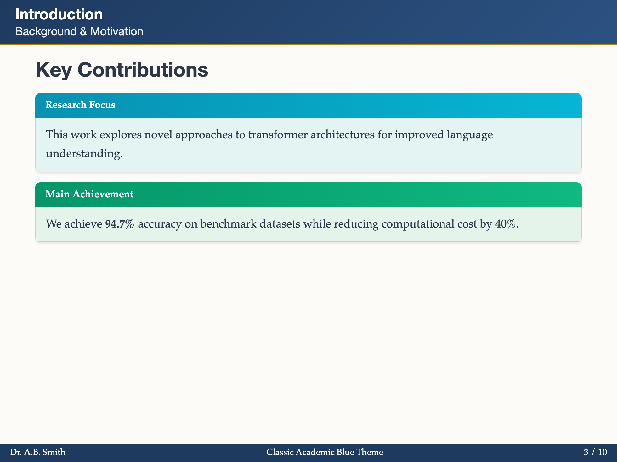 Classic Blue - Content